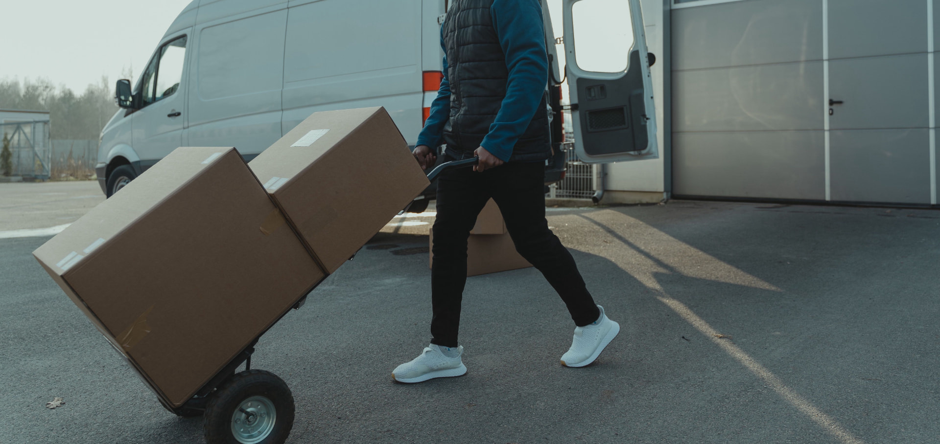 Movers loading protected furniture for a local Chicago move